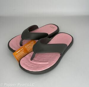 Flip Flop Thong Sandal Charcoal Womens Size 10 Mens 8 Soft Science Skiff 2.0